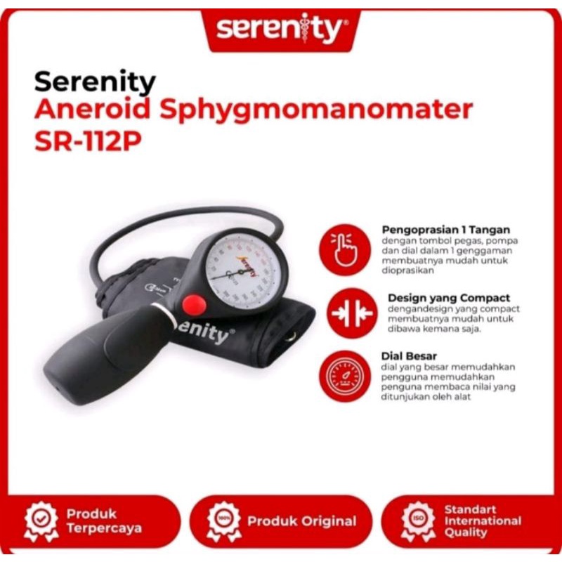 Tensimeter Aneroid Serenity SR - 112 P