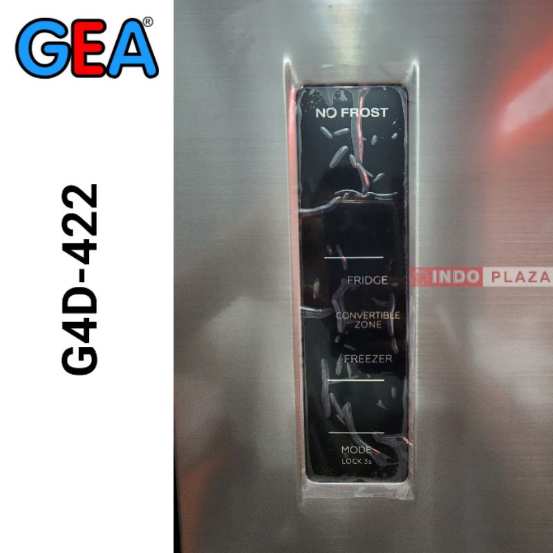 KULKAS GEA SIDE BY SIDE 4 PINTU JUMBO G4D-522 INVERTER