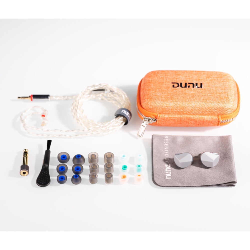 Dunu KIMA Earphone In ear Dinamis 1DD 10mm IEM Hi-Res Audio Musik 0.78mm Kabel Detachable