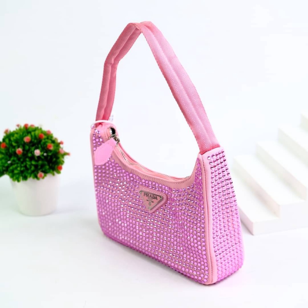 [7.7 Boombastis Sale⚡] - TAS WANITA IMPORT BRANDED PD SHOULDER BAG PD003 PREMIUM