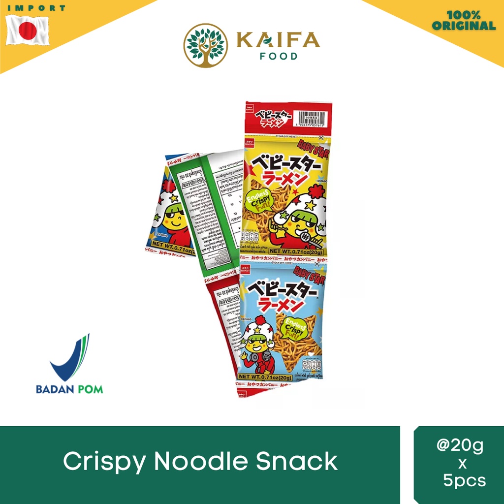 

Oyatsu Baby Star Crispy Noodle Snack Original 5 Ren