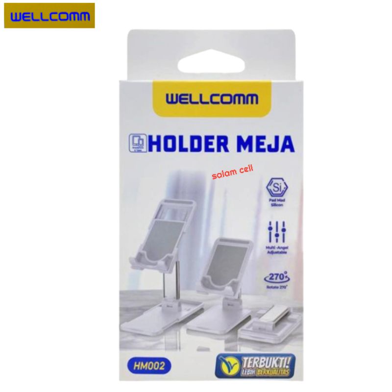 Holder Hp Dudukan Hp WELLCOMM HM002 Original Garansi Resmi