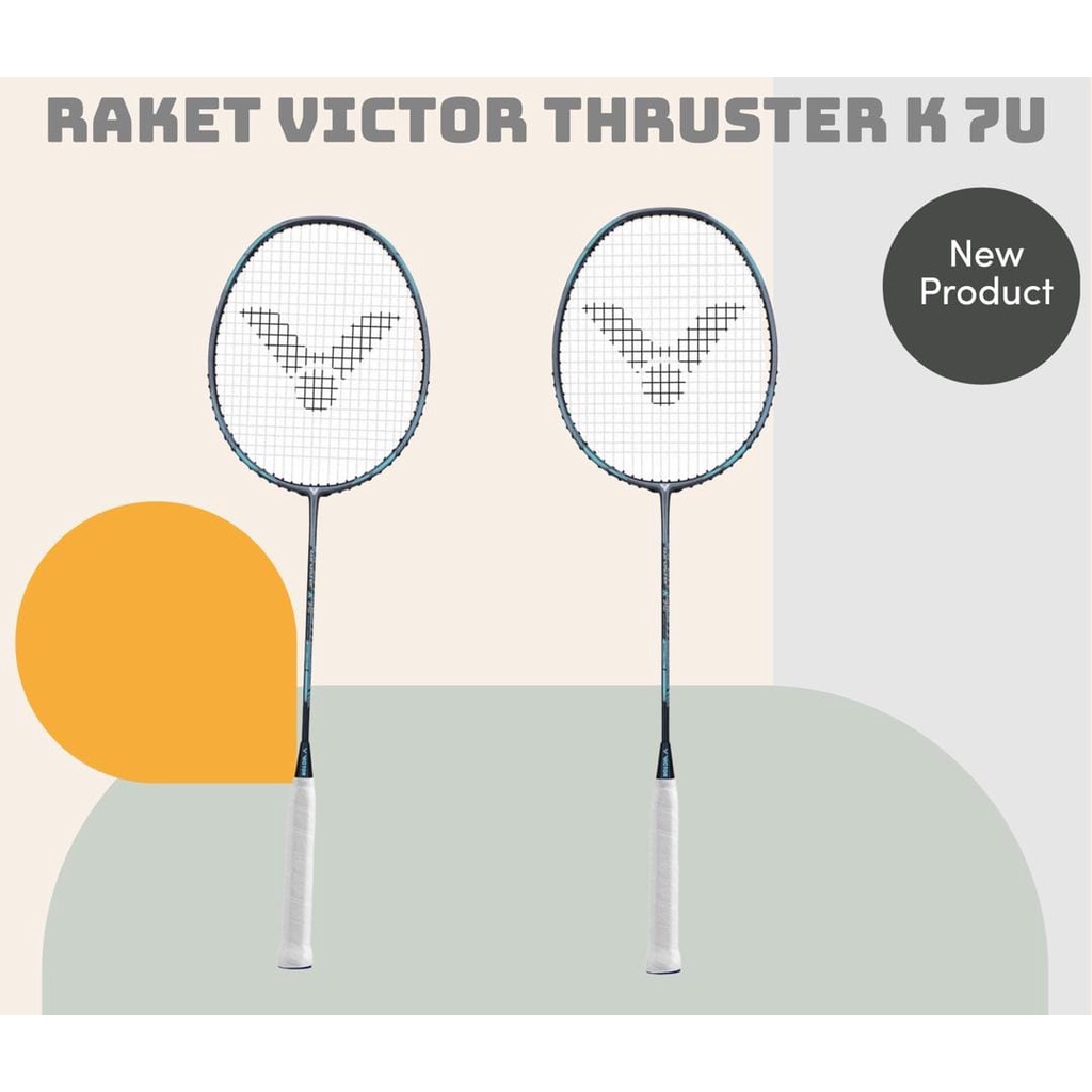 Raket Badminton Victor Thruster K 7U Original Raket Victor