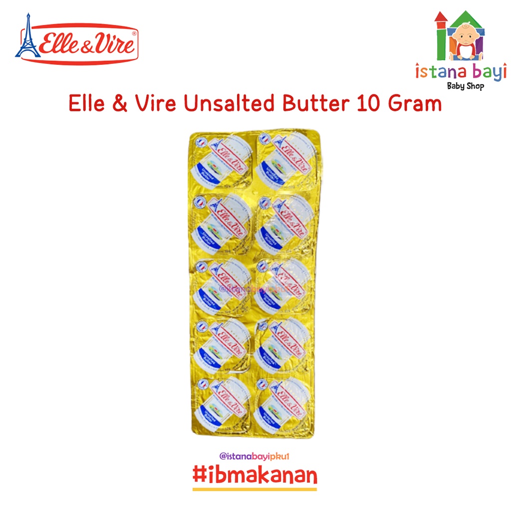 Elle&amp;Vire Unsalted Butter/Bahan MPASI anak