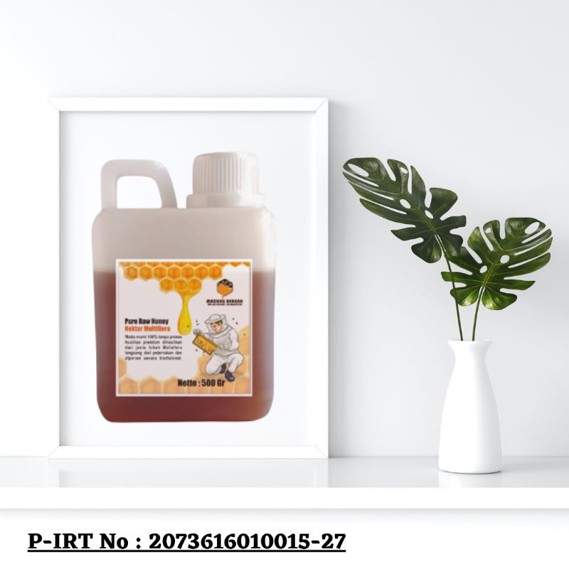 

Madu original nektar bunga Multiflora grade A netto 500 gram