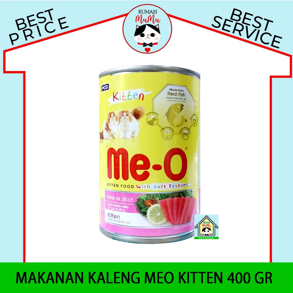 MAKANAN ANAK KUCING MEO KITTEN KALENG 400 GR