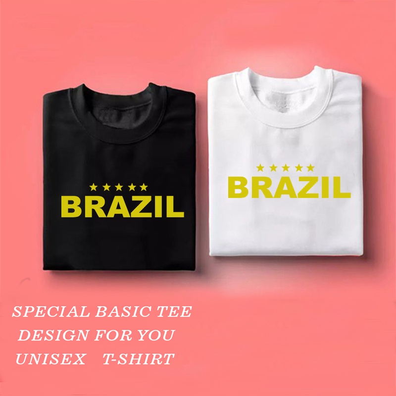 AS /  kaos distro motif BRAZIL / kaos pria wanita / kaos pria / baju wanita / kaos wanita / baju pria / atasan / polos / atasan wanita / tshirt