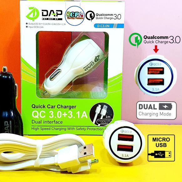 Car Charger DAP Qualcomm D-C3.0N