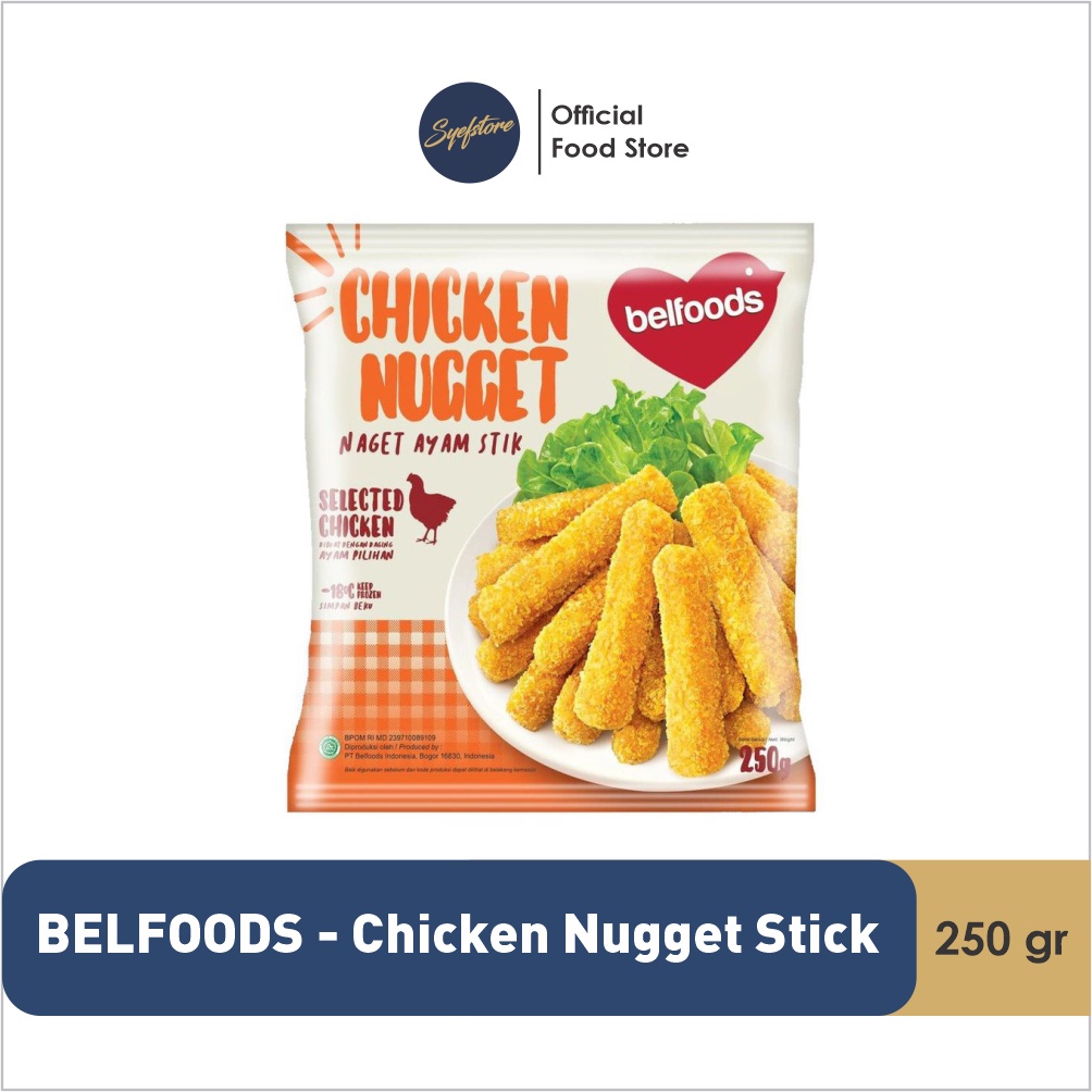 

BELFOODS CHICKEN STICK 250 gr (KHUSUS KURIR)