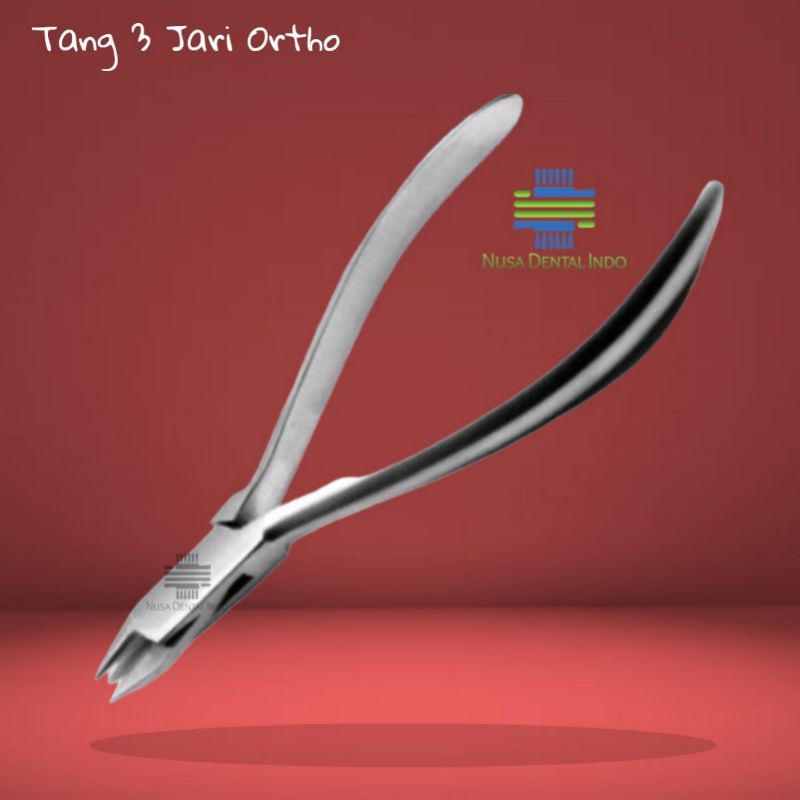 Tang Ortho 3 Jari / Dental Instrumen Tang tiga jari