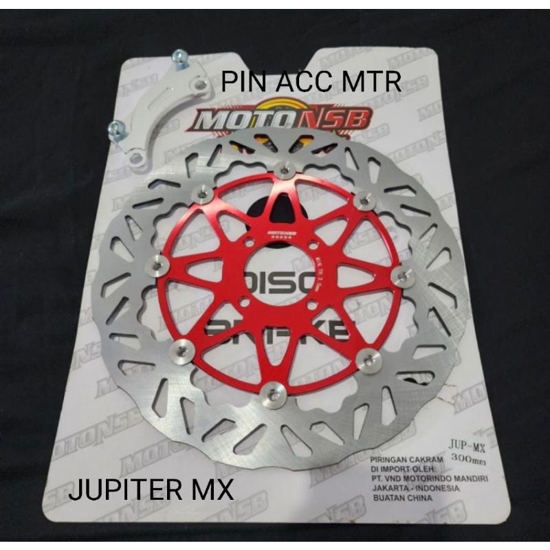 PIRINGAN DISC CAKRAM REM DEPAN MODEL COPY KTC UK 300MM PLUS BREKET JUPITER MX OLD JUPITER MX NEW PNP