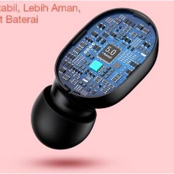 ACOME T1 AIRDOTS SMART TWS EARPHONE LED DISPLAY HEADSET BLUETOOTH 5.0 - BLACK