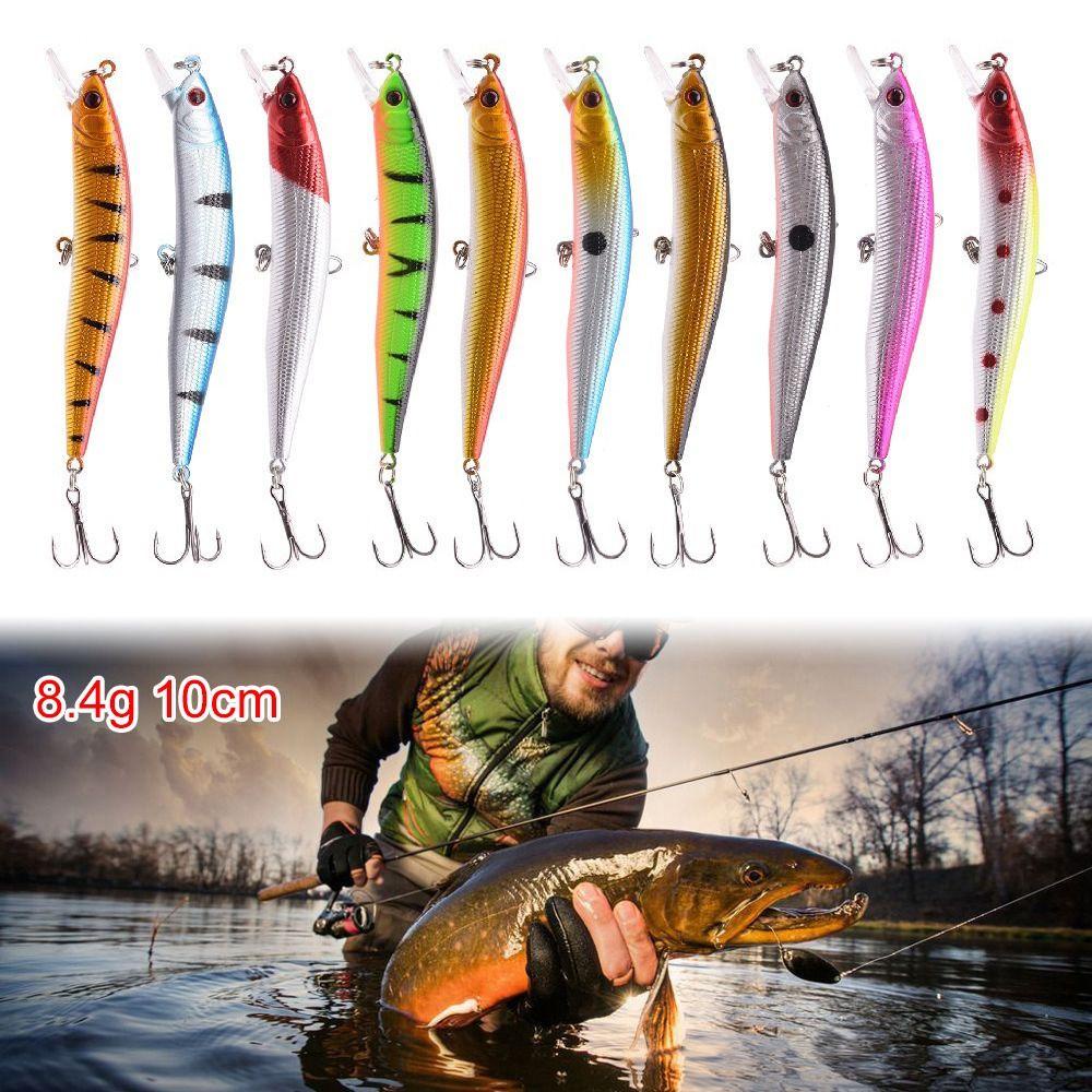 Preva 10cm/8.4g Umpan Pancing Tahan Lama Simulasi Mengambang Tipe Umpan Palsu