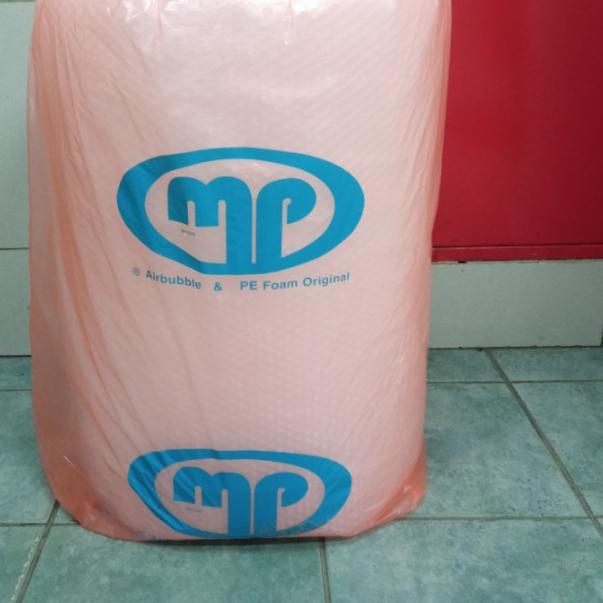 

BUBBLE WRAP 60CM X 50 METER HITAM PUTIH / BUBLE WRAP MULIA PACK ORANGE - Putih
