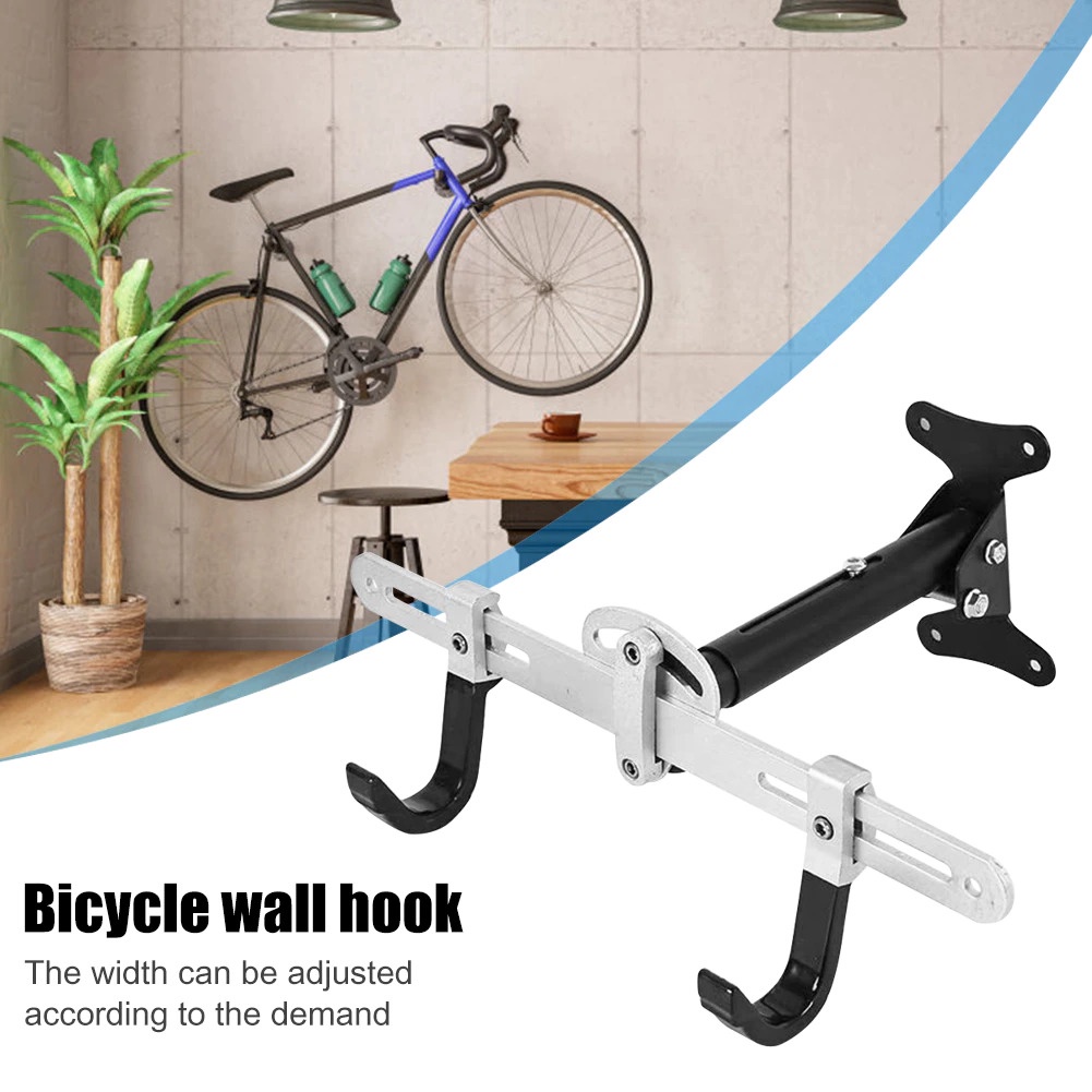 DUUTI Premium Gantungan Dinding Sepeda Bike Wall Hook Hanger - B-3R - Black