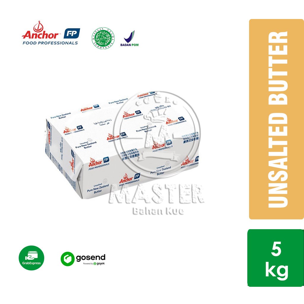 

Anchor Unsalted Butter BULK 5KG [KHUSUS INSTANT]