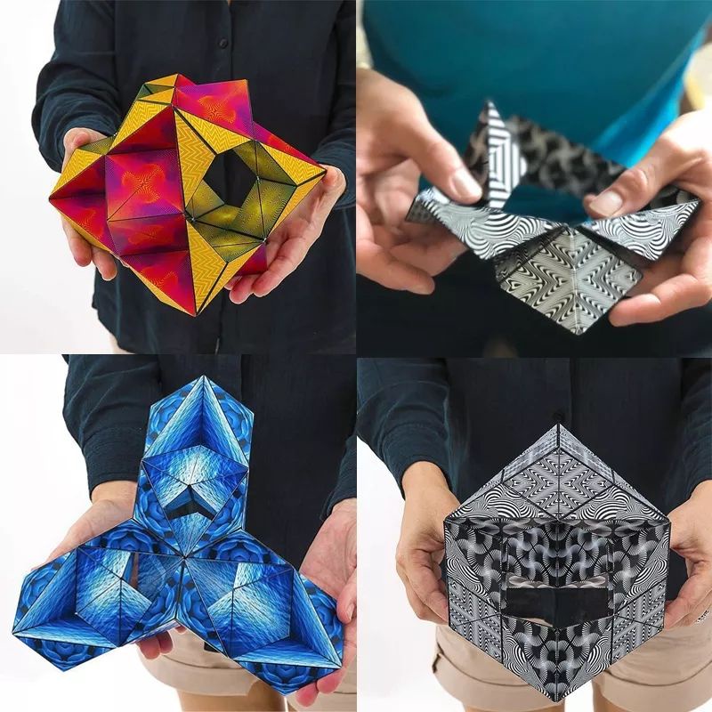 3D Mainan Rubik Magnetik Besar Real Infinity Galaxy