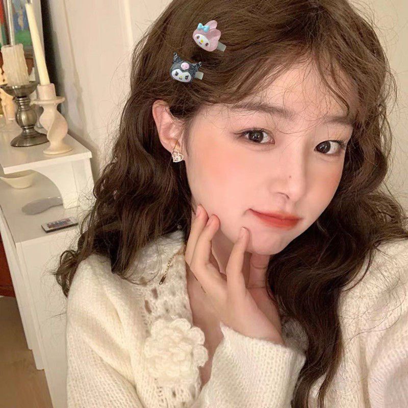 JEPIT JEPITAN RAMBUT MINI MELODY CINNAMOROLL KUROMI POMPOMPURIN PURIN POCHACCO DOG AKSESORIS RAMBUT JEPITAN PIN KECIL IMPOR