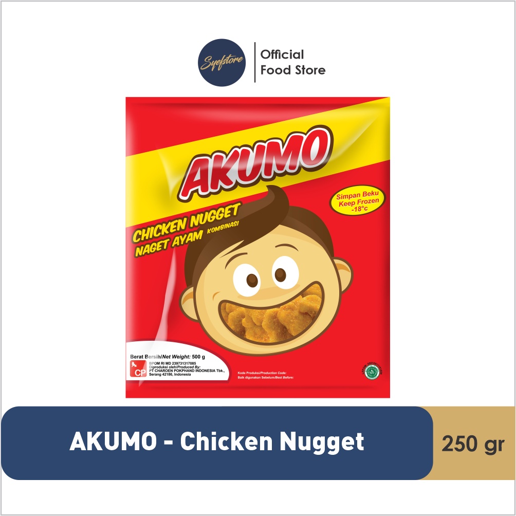 

AKUMO CHICKEN NUGGET 250 gr (KHUSUS KURIR)