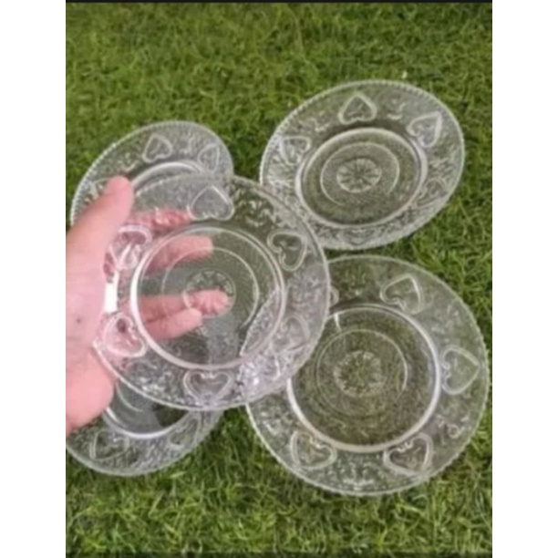 TATAKAN GELAS KOPI KACA HARGA PER 12 PC / PIRING KECIL PISIN