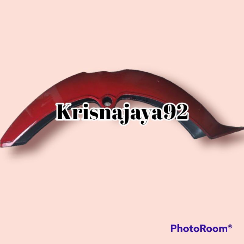 Selebor depan yamaha v 80 v80 merah hitam biru