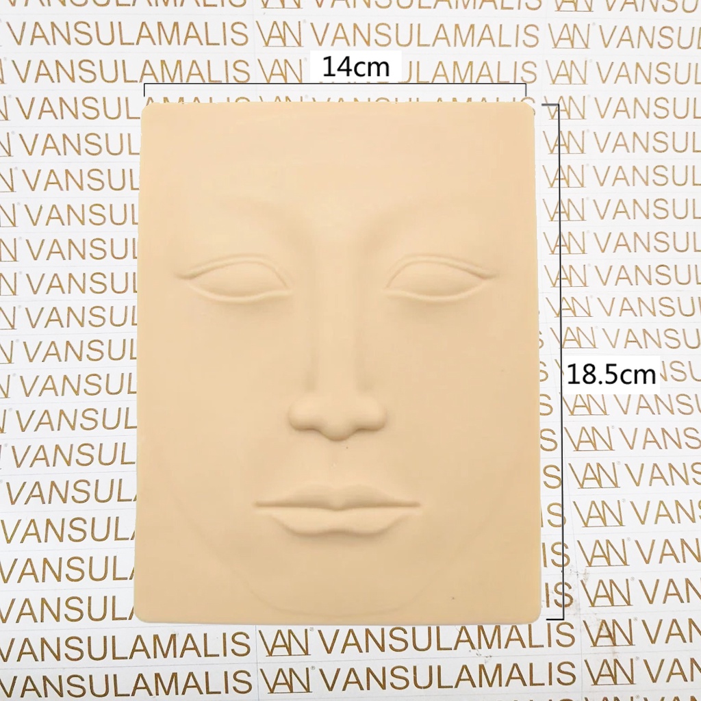 KULIT WAJAH SILIKON  3D TIMBUL / LATEX SULAM ALIS / KULIT LATIHAN SULAM BIBIR / KULIT LATIHAN SULAM EYELINER