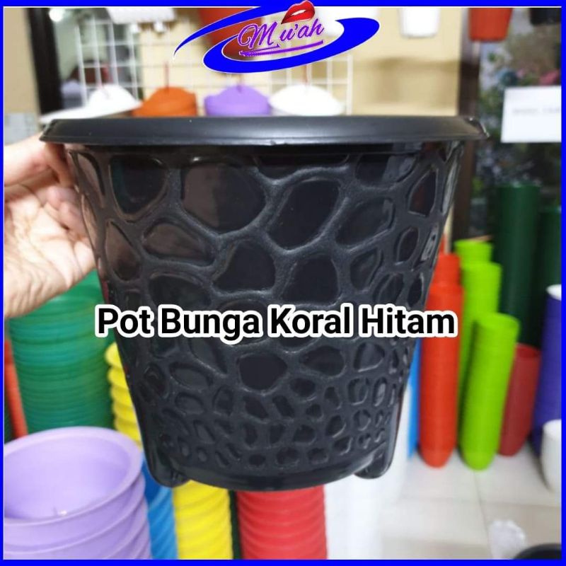 Pot Bunga CORAL / Pot Bunga Plastik