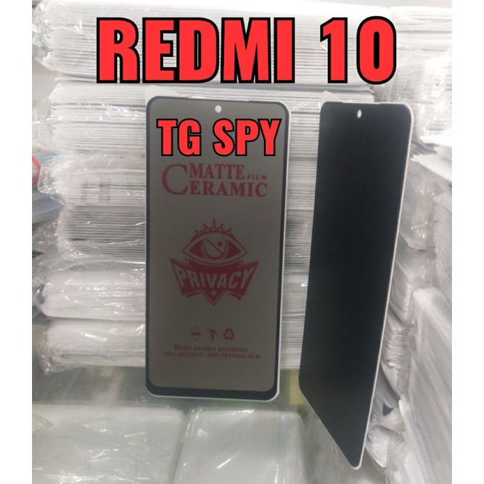 REDMI 10 TEMPERED GLASS SPY PELINDUNG LAYAR HANDPHONE