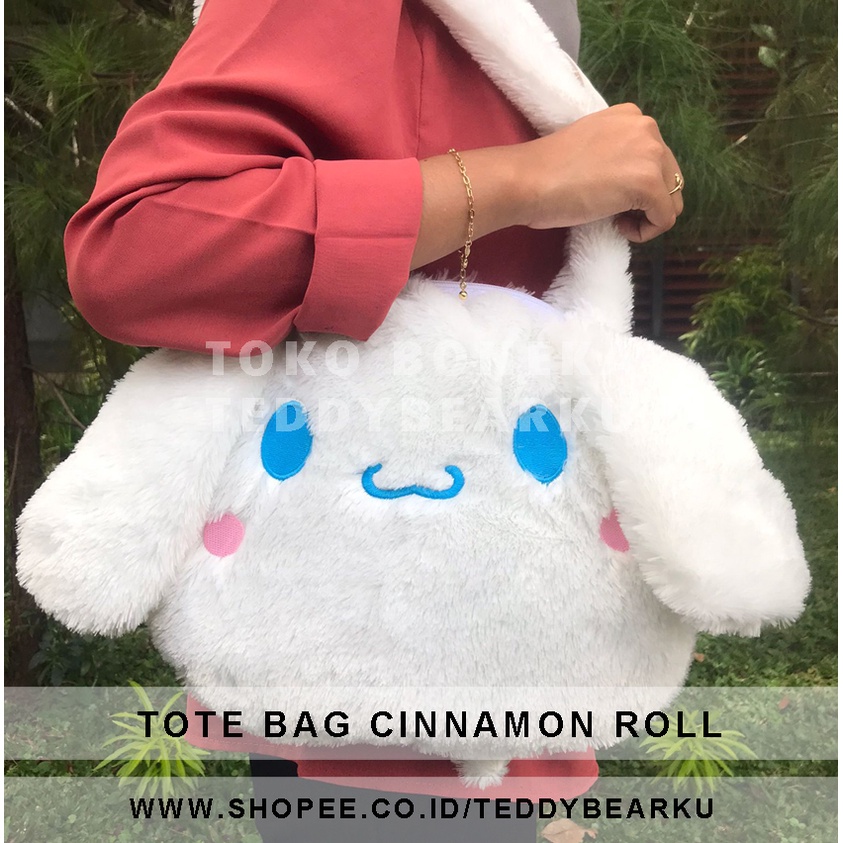 REAL PIC! TAS CINNAMOROLL Kelinci Bunny / Cinnamonroll / Cinamonroll Shoulder Tote Bag Cinamonrol Cewek Remaja Anak