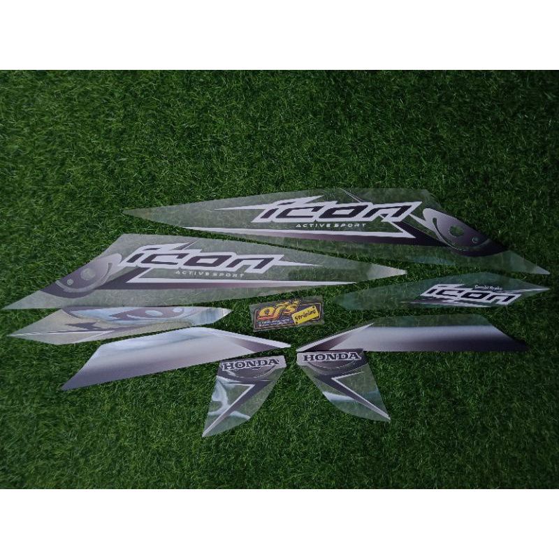 STRIPING TRANSPARAN BEAT KARBU ICON MATA TRANSPARAN