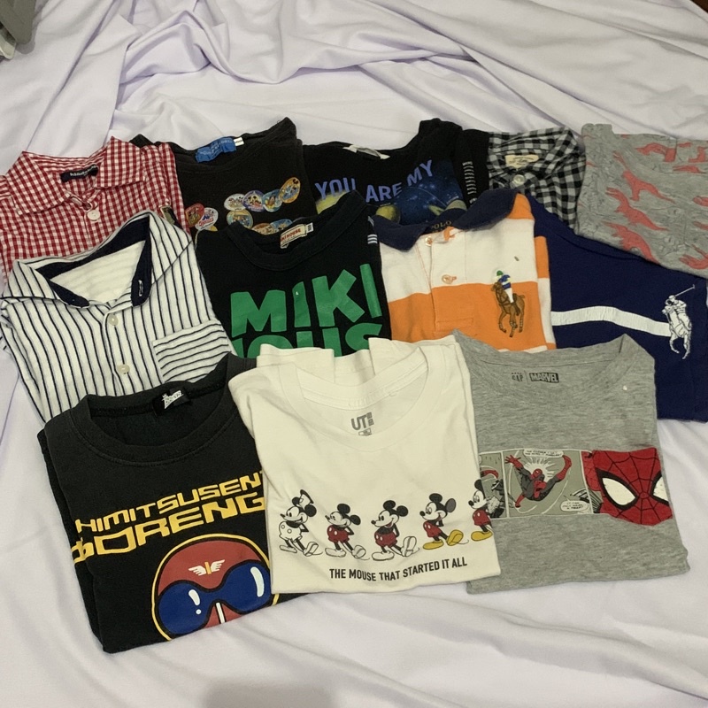 baju bekas anak laki cowo 3-4th bohopanna   polo / kaos / hem / kemeja preloved murah sale