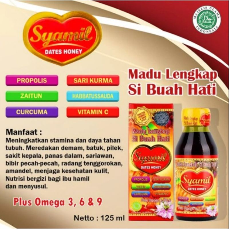 (COD) Madu syamil family dan anak madu lengkap keluarga original ready Makassar meningkatkan imunitas keluarga dan anak