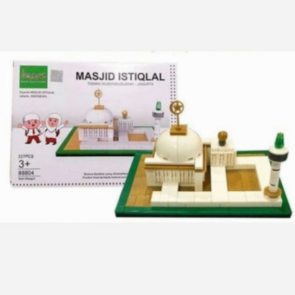 

Jual mainan edukasi block bongkar pasang masjid istiqal Limited