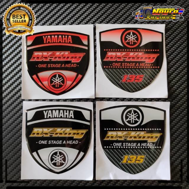 COD Emblem logo Yamaha RX king 135 timbul berkualitas