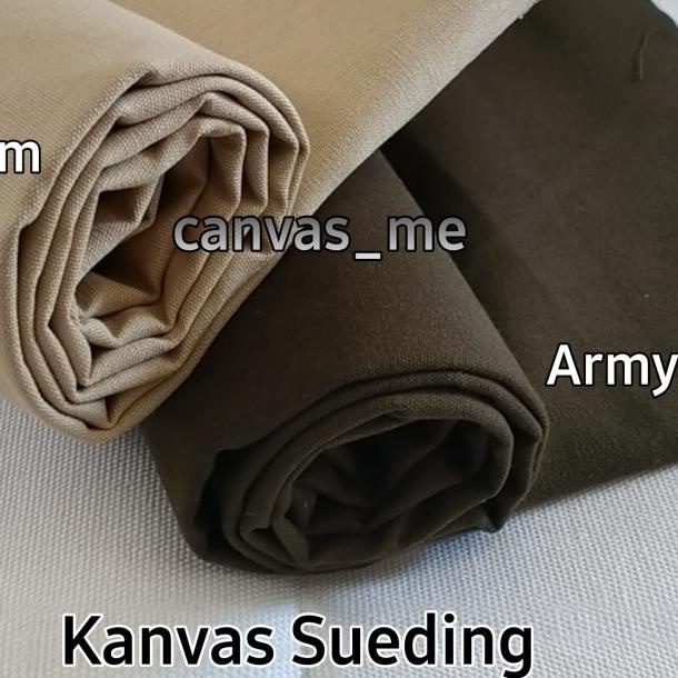 Kain Kanvas Sueding (Army-Krem) 1x1,5m - Army