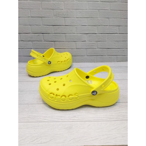 CROCS CLASSIC BAYA CLOG WEDGES WOMEN SANDAL 6cm