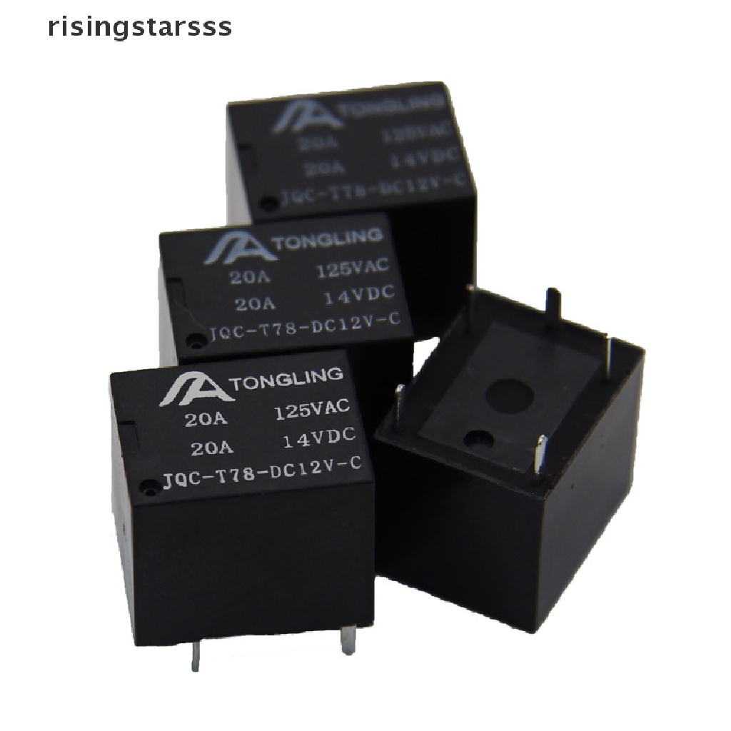 5pcs T78 5ft 12V DC 24V 20A Elektro Relay Jelly Untuk Peralatan Rumah Tangga