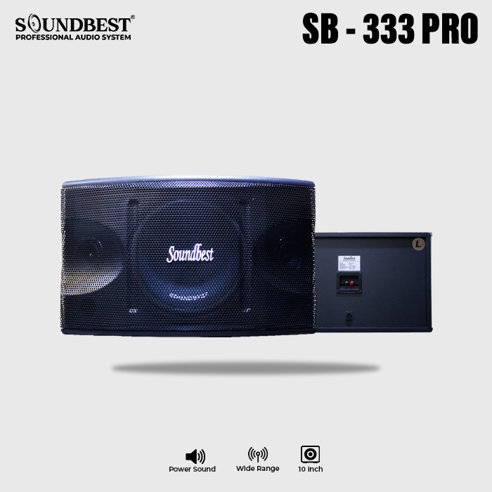 SOUNDBEST Speaker Pasif PRO-333 Garansi Resmi