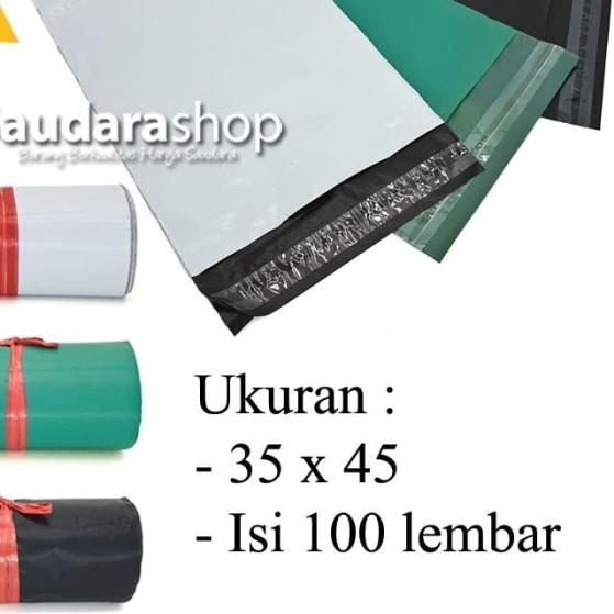 

Polymailer Ekonomis 35x45 (100pcs) / Plastik Packing Online 35x 45 - HijauTua(dof)