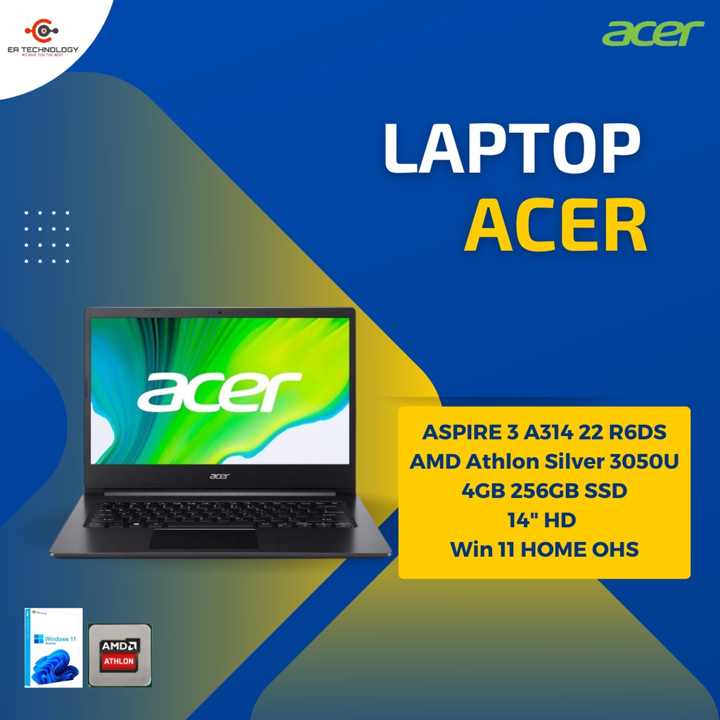 Jual Acer Aspire A R Ds Amd Athlon Silver U Gb Gbssd Hd Windows Home Ohs