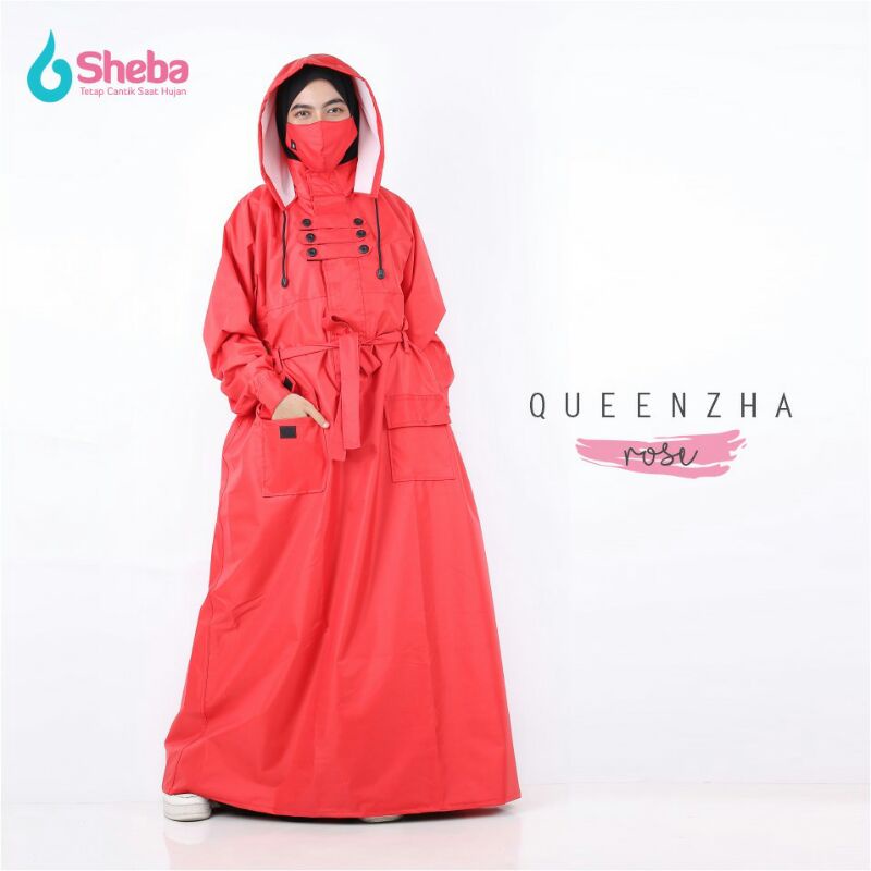 Jas hujan muslimah Sheba model Quenzha