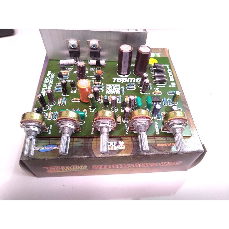 Kit Amplifier Plus Subwoofer Dan Mic Mono