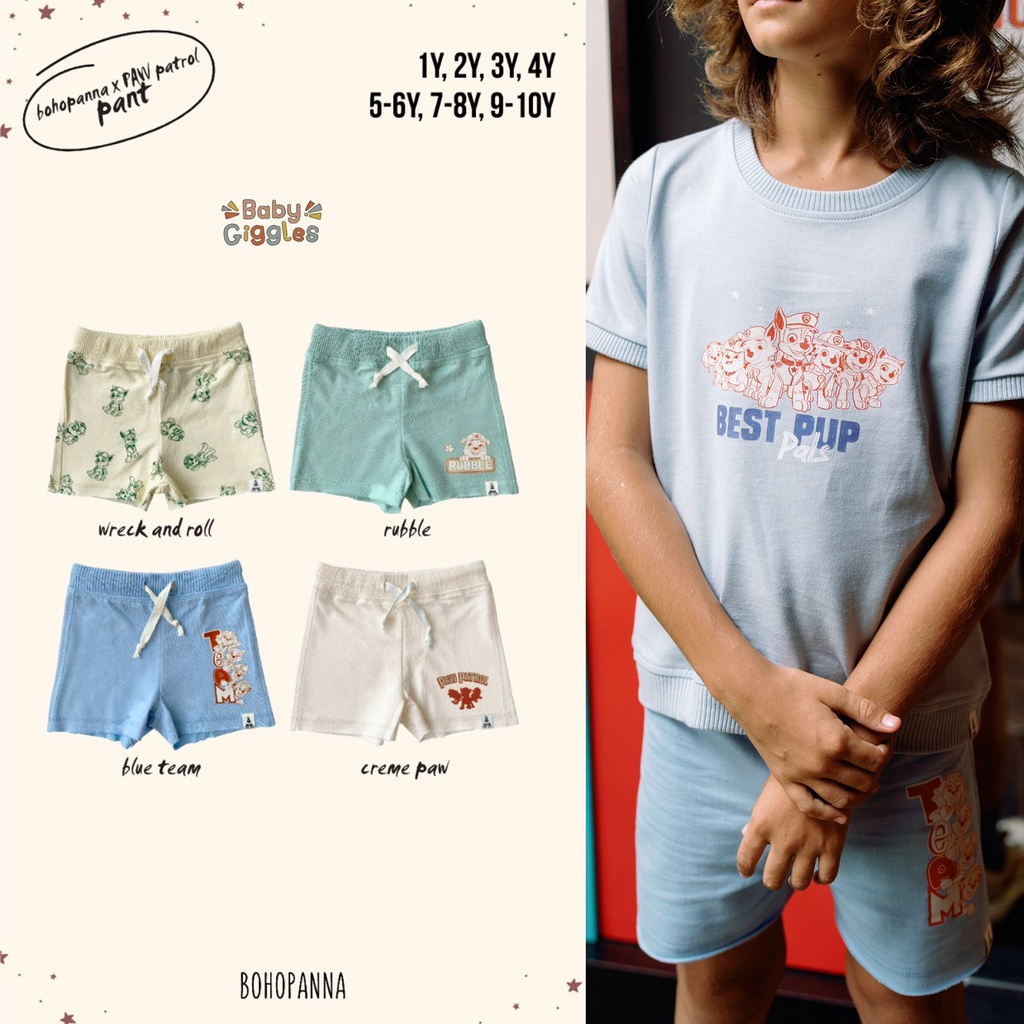 Bohopanna Paw Patrol Pant / Celana Pendek Anak Unisex