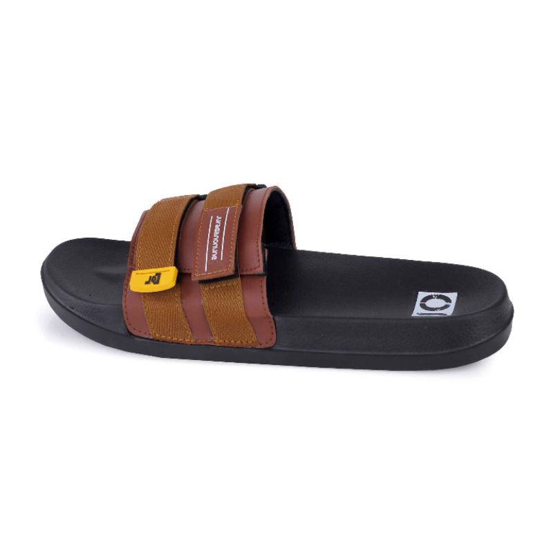 Sandal Slide Terbaru Kekinian Distro | Sendal Cowok Keren Anti Slip Ringan