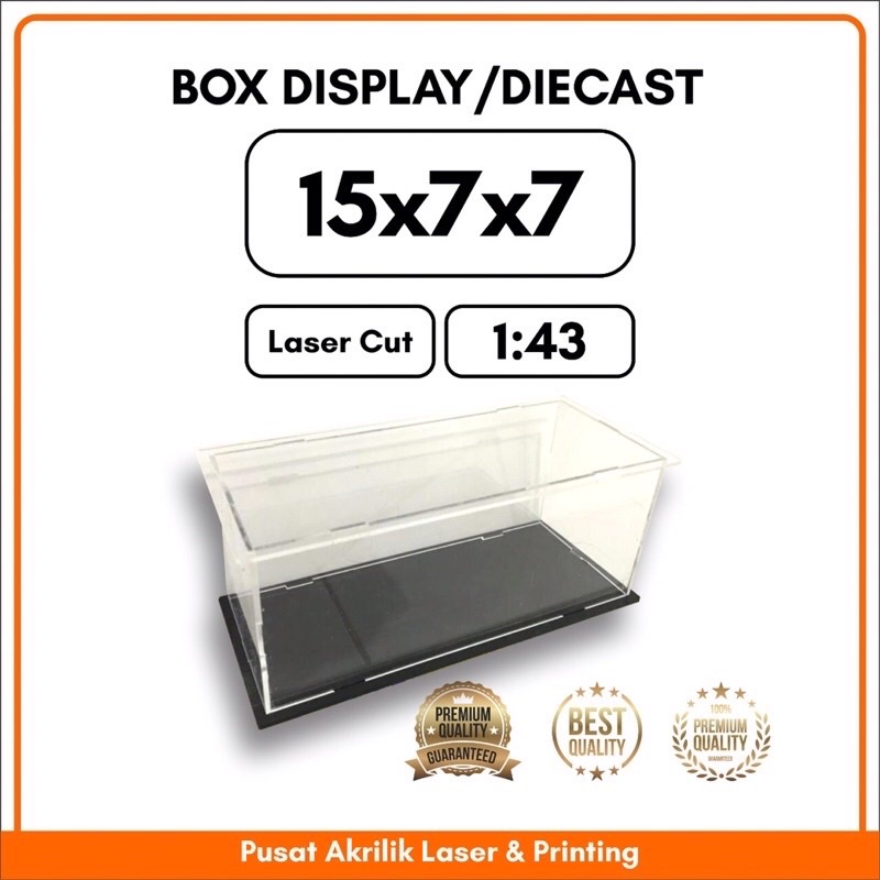 BOX AKRILIK DIECAST 15x7x7