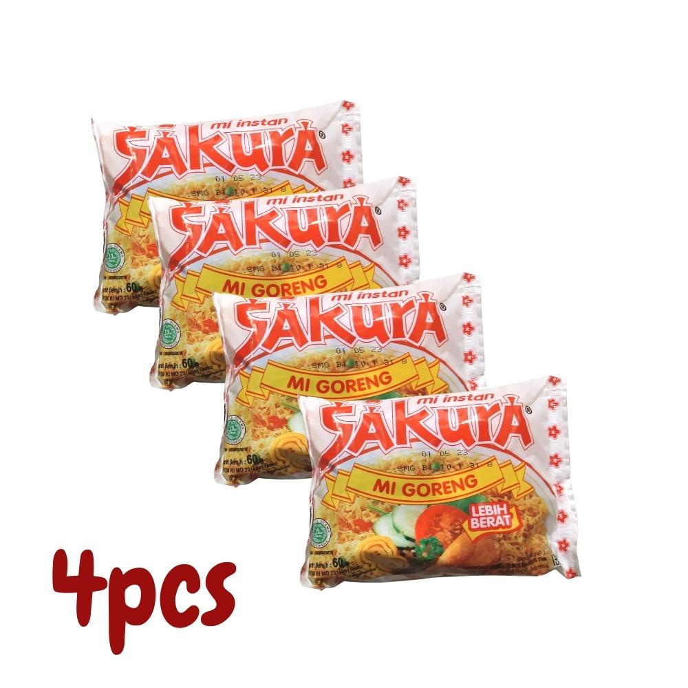 

4pcs Mie Goreng Sakura Sarimi Mi Instan 60gr Makanan