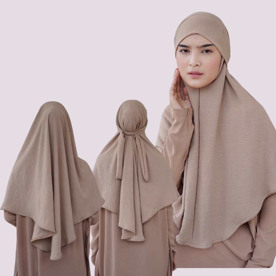 BERGO CRINKLE / FRENCH KHIMAR CRINKLE/ BERGO HAMIDAH/ BERGO CRINKLE AIRFLOW