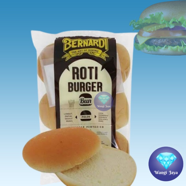 

Bernardi Roti Burger wijen 6 pcs/Merek bernadi