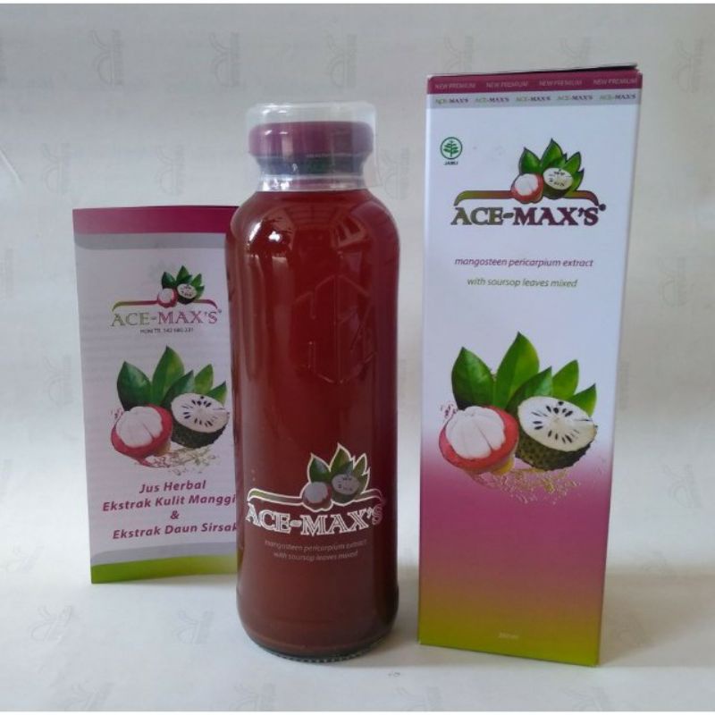 Ace maxs extra kulit manggis 100% asli original / AceMaxs / Ace Mak's / Daun Sirsak