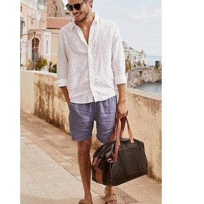 NEW Anko Linen Oxford Short Pants ✧ 866